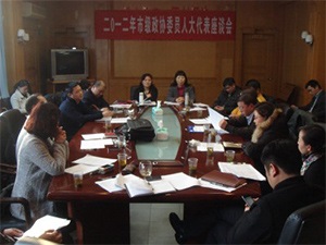 市委会召开2012年市级人大代表、政协委员会员座谈会